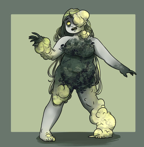 Monster design zombie